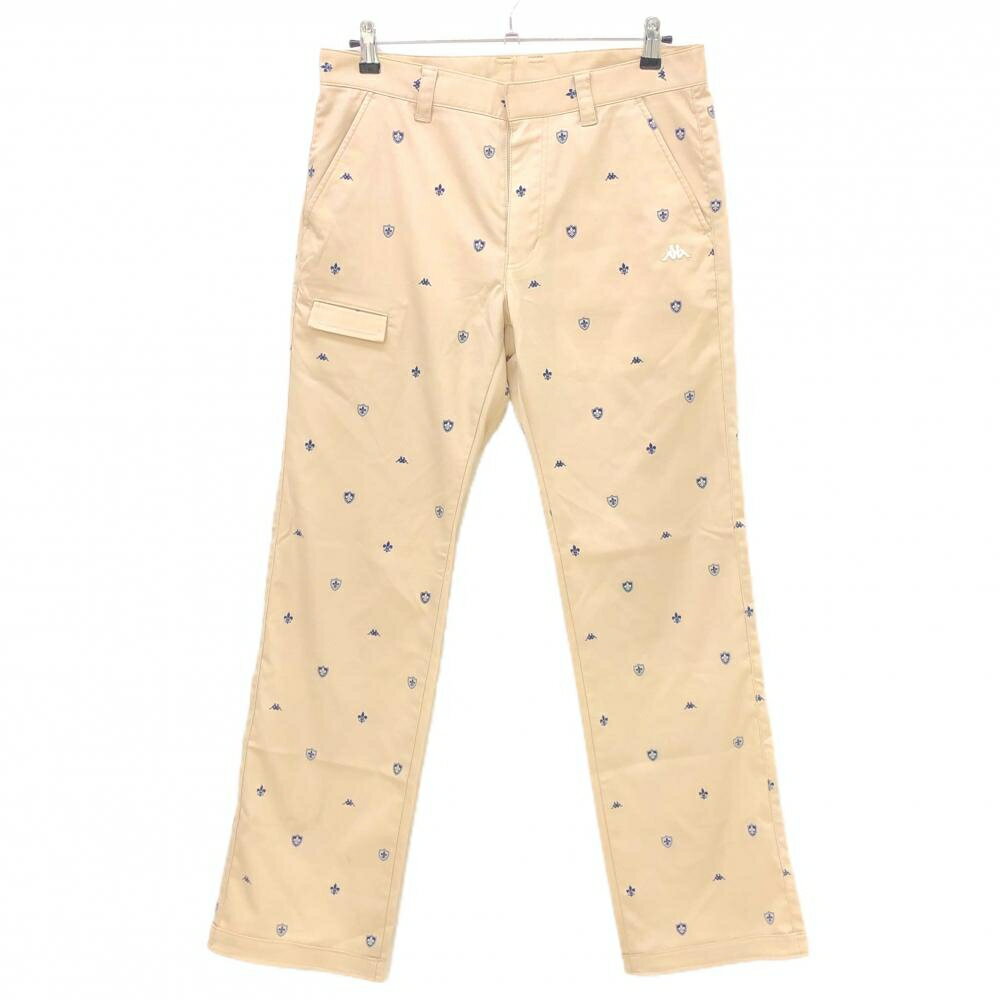 Kappa - カッパ パンツ ライトベージュ×ネイビー 総柄 ストレッチ メンズ 82 ゴルフウェア Kappa