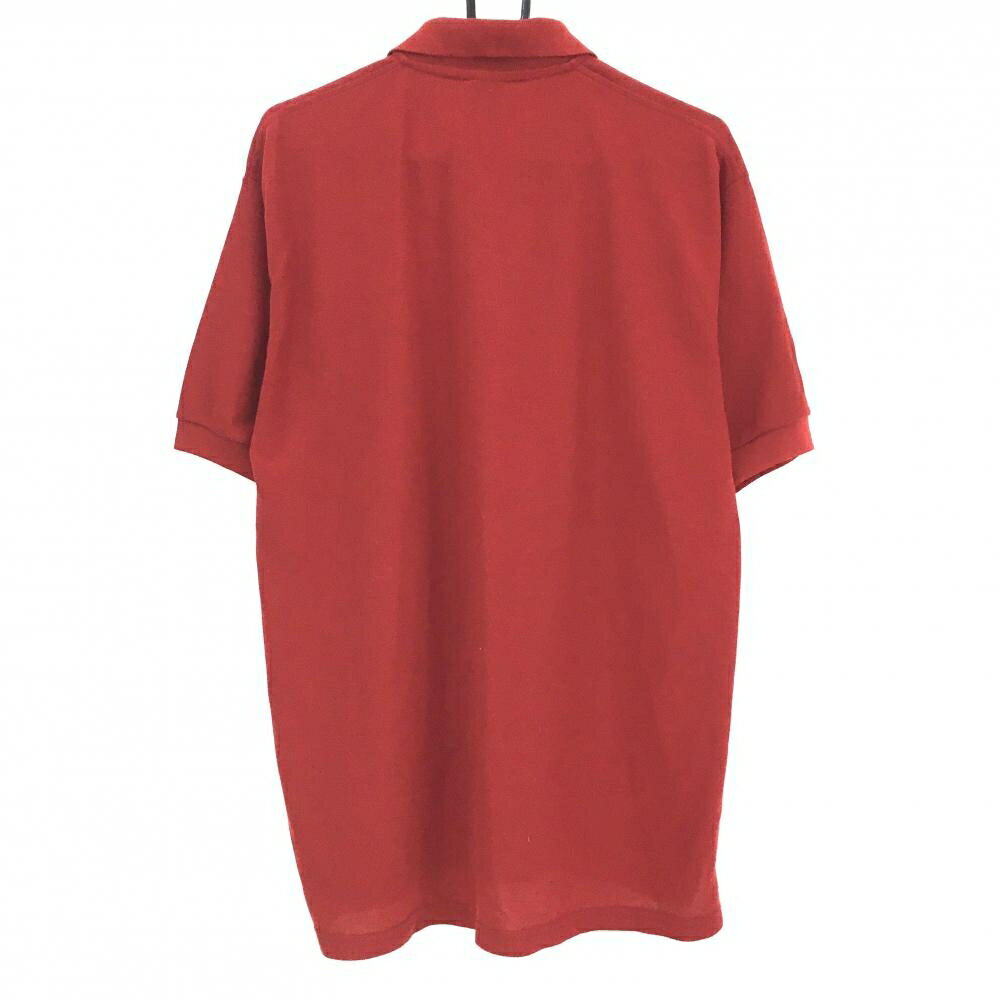 【美品】ナイキタイガーウッズコレクション 半袖ポロシャツ ダークレッド ロゴ刺しゅう メンズ ゴルフウェア NIKE