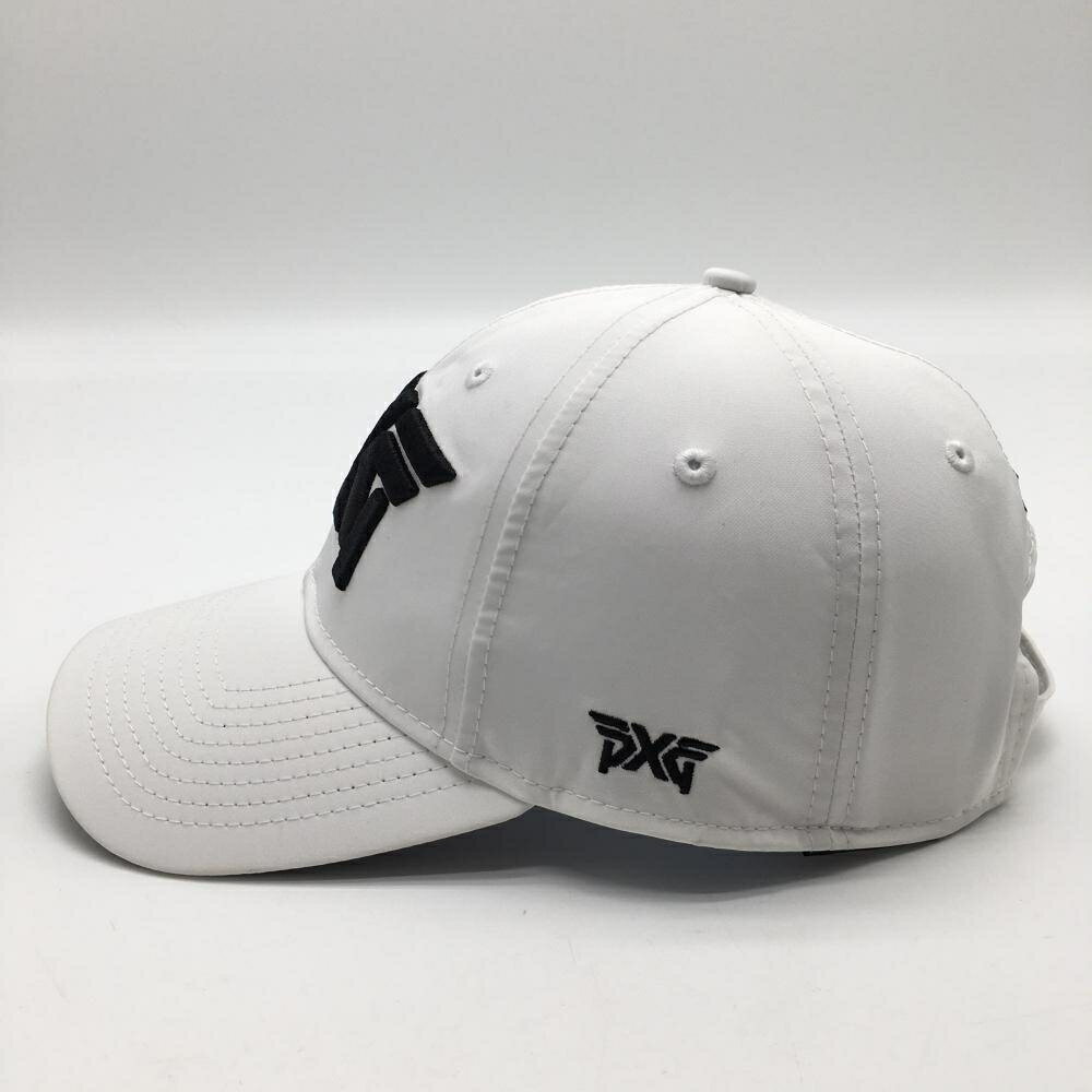 【美品】ニューエラ×パーソンズエクストリーム キャップ 白×黒 立体ロゴ刺しゅう ゴルフウェア New Era