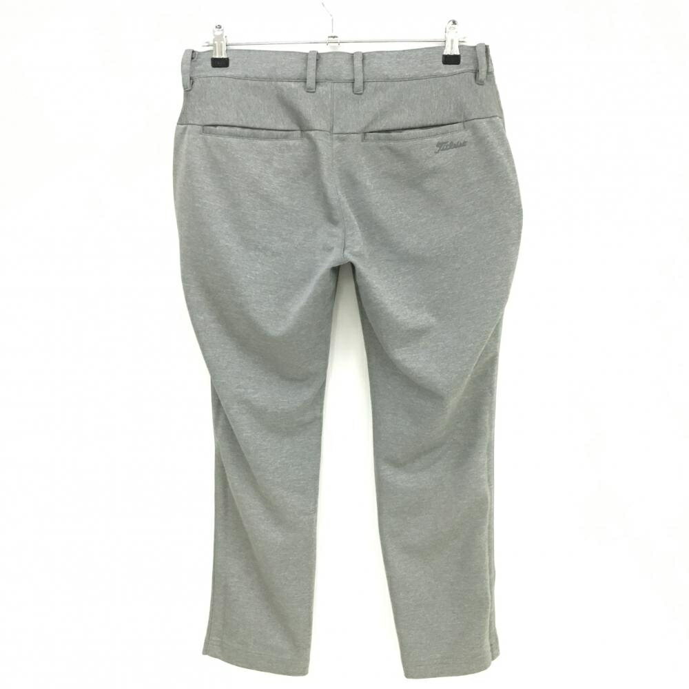 タイトリスト パンツ 杢ライトグレー ポケットジップ メンズ L ゴルフウェア TITLEIST