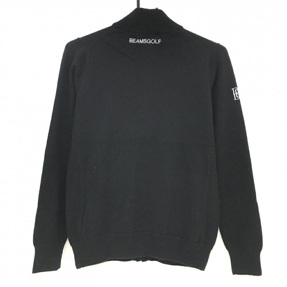 ビームスゴルフ ニットジャケット 黒 レディース L ゴルフウェア BEAMS GOLF