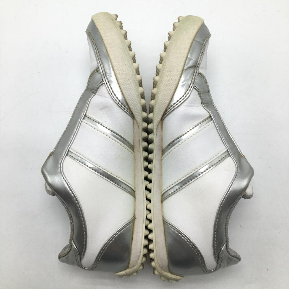プーマ ゴルフシューズ 白×シルバー 193527-05 スパイクレス ダイヤル式 レディース 23.0 ゴルフウェア PUMA