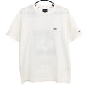 【美品】パーリーゲイツ Tシャツ 白 背面プリント BALLくん メンズ 5(L) ゴルフウェア 2024年モデル PEARLY GATES