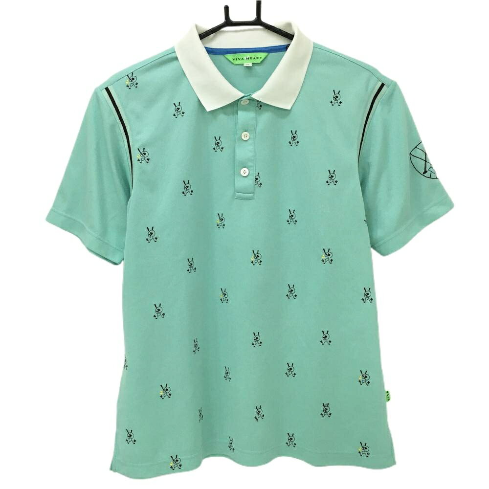 商品説明 ブランド VIVA HEART アイテム 半袖ポロシャツ 表記サイズ 50 ※海外サイズの場合もございます。必ず実寸サイズをご確認ください。 実寸サイズ 　身幅：約52.5cm　袖丈：約21.5cm　肩幅：約44cm　着丈：約65cm ※実寸サイズの採寸方法については、こちらをご覧ください。 ★実寸サイズは平台に平置きして外寸を測定しており、商品によっては若干の誤差が生じます。数cmの誤差は予めご了承くださいませ。 特徴・仕様 適応時期 春 ・ 夏 商品ランク B+ コメント 背中・袖糸引き、襟汚れ、品質タグ薄れ 商品ランク（ゴルフウェア） N 新品（タグ付き) S 新品未使用品（タグなし） A+ 使用感や汚れ等がない、または目立たない綺麗な中古品 A 使用感や汚れ等が少ない美品や良品 B+ 使用感や中小の汚れ等がある一般的な中古品 B 使用感や大中の汚れ等がある一般的な中古品 C 使用感や大中の汚れ、小さな穴等がある中古品 商品ランク（ゴルフシューズ） N 新品（タグ付き) S 新品未使用品（タグなし） A+ しわや汚れ等がない、または少ない綺麗な中古品 A しわや小さな汚れはあるが、使用感が少ない美品や良品 B+ しわや中小の汚れ、使用感がある一般的な中古品 B しわや大中の汚れ、使用感がある一般的な中古品 C しわや大中の汚れ、使用感がある中古品 D しわや大きな汚れ、使用感がある中古品 &nbsp;★A+～CランクはUSED品となりますので、神経質な方はご入札をお控えください。 &nbsp;★Nランクは新品商品ですが、一部保管時による汚れ等があります。商品説明や写真で必ずご確認ください。　