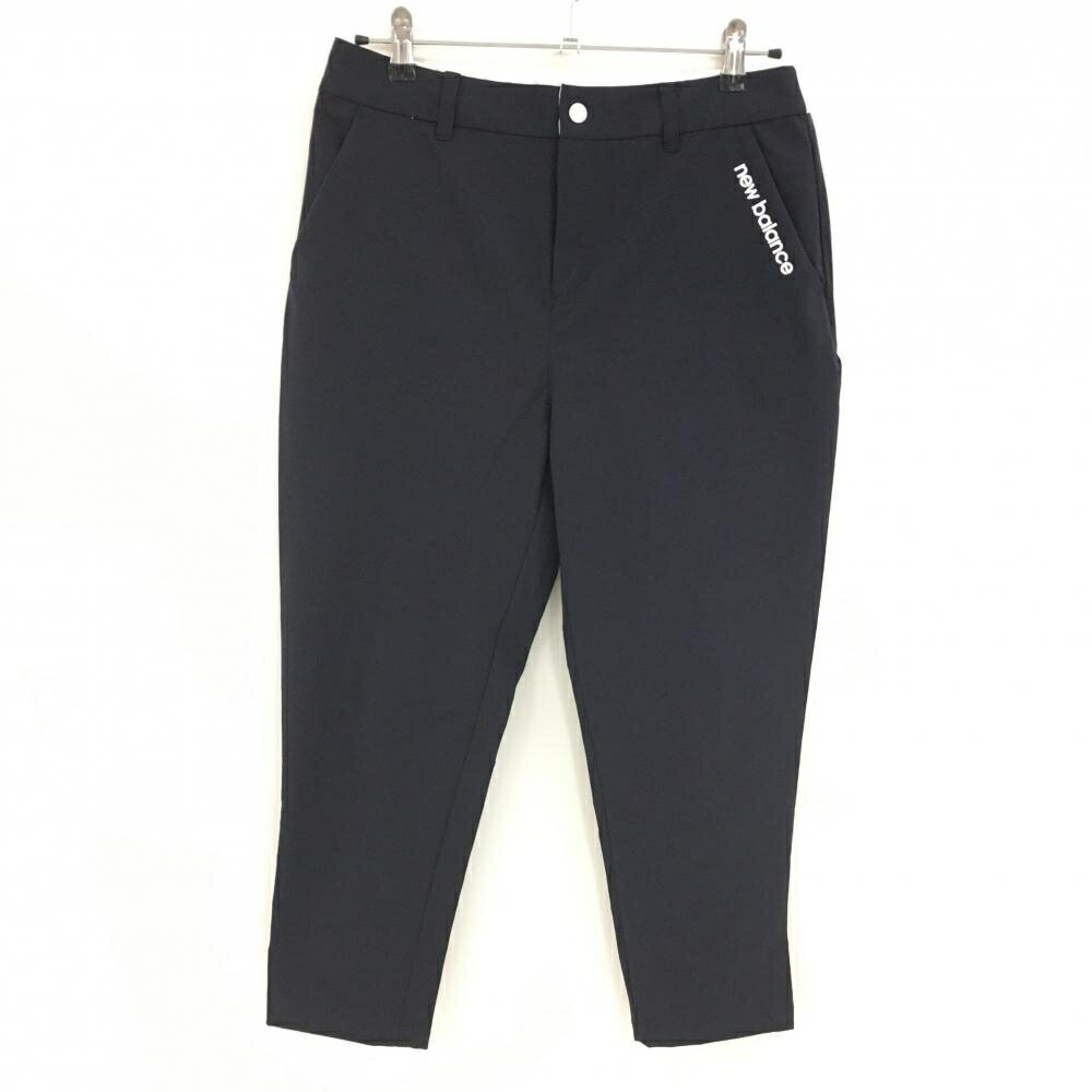 【超美品】ニューバランスゴルフ パンツ ネイビー×白 ポケット口ロゴ ストレッチ レディース 2(L) ゴル..