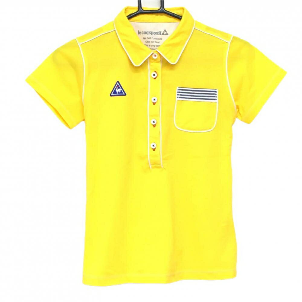 商品説明 ブランド le coq sportif アイテム 半袖ポロシャツ 表記サイズ S ※海外サイズの場合もございます。必ず実寸サイズをご確認ください。 実寸サイズ 　身幅：約41cm　袖丈：約14cm　肩幅：約34cm　着丈：約53.5cm ※実寸サイズの採寸方法については、こちらをご覧ください。 ★実寸サイズは平台に平置きして外寸を測定しており、商品によっては若干の誤差が生じます。数cmの誤差は予めご了承くださいませ。 特徴・仕様 適応時期 春 ・ 夏 商品ランク B+ コメント 襟・前立て横・腹部汚れ 商品ランク（ゴルフウェア） N 新品（タグ付き) S 新品未使用品（タグなし） A+ 使用感や汚れ等がない、または目立たない綺麗な中古品 A 使用感や汚れ等が少ない美品や良品 B+ 使用感や中小の汚れ等がある一般的な中古品 B 使用感や大中の汚れ等がある一般的な中古品 C 使用感や大中の汚れ、小さな穴等がある中古品 商品ランク（ゴルフシューズ） N 新品（タグ付き) S 新品未使用品（タグなし） A+ しわや汚れ等がない、または少ない綺麗な中古品 A しわや小さな汚れはあるが、使用感が少ない美品や良品 B+ しわや中小の汚れ、使用感がある一般的な中古品 B しわや大中の汚れ、使用感がある一般的な中古品 C しわや大中の汚れ、使用感がある中古品 D しわや大きな汚れ、使用感がある中古品 &nbsp;★A+～CランクはUSED品となりますので、神経質な方はご入札をお控えください。 &nbsp;★Nランクは新品商品ですが、一部保管時による汚れ等があります。商品説明や写真で必ずご確認ください。　
