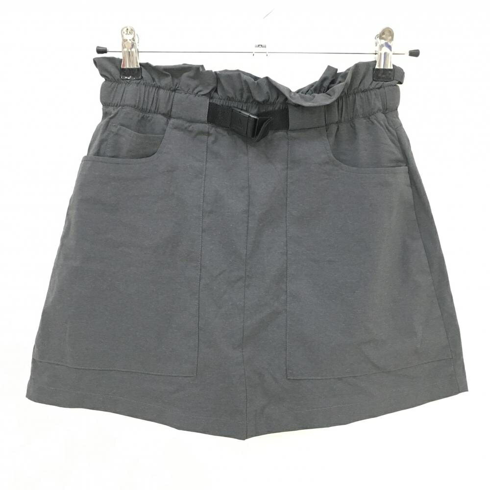 【新品】アディダス スカート ダークグレー ウエストゴム インナーパンツ付 レディース S ゴルフウェア..