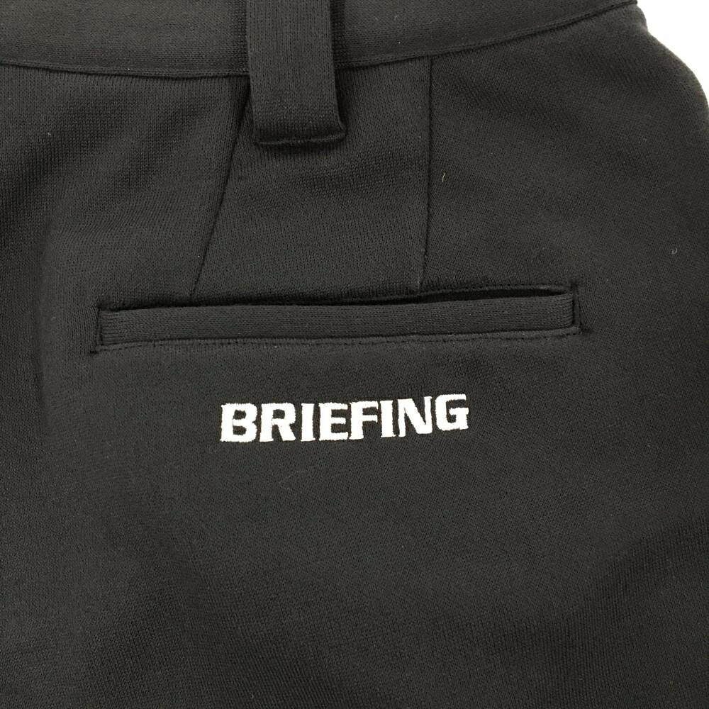 【美品】ブリーフィング×mocT ハーフパンツ 黒 スウェット地 メンズ M ゴルフウェア BRIEFING