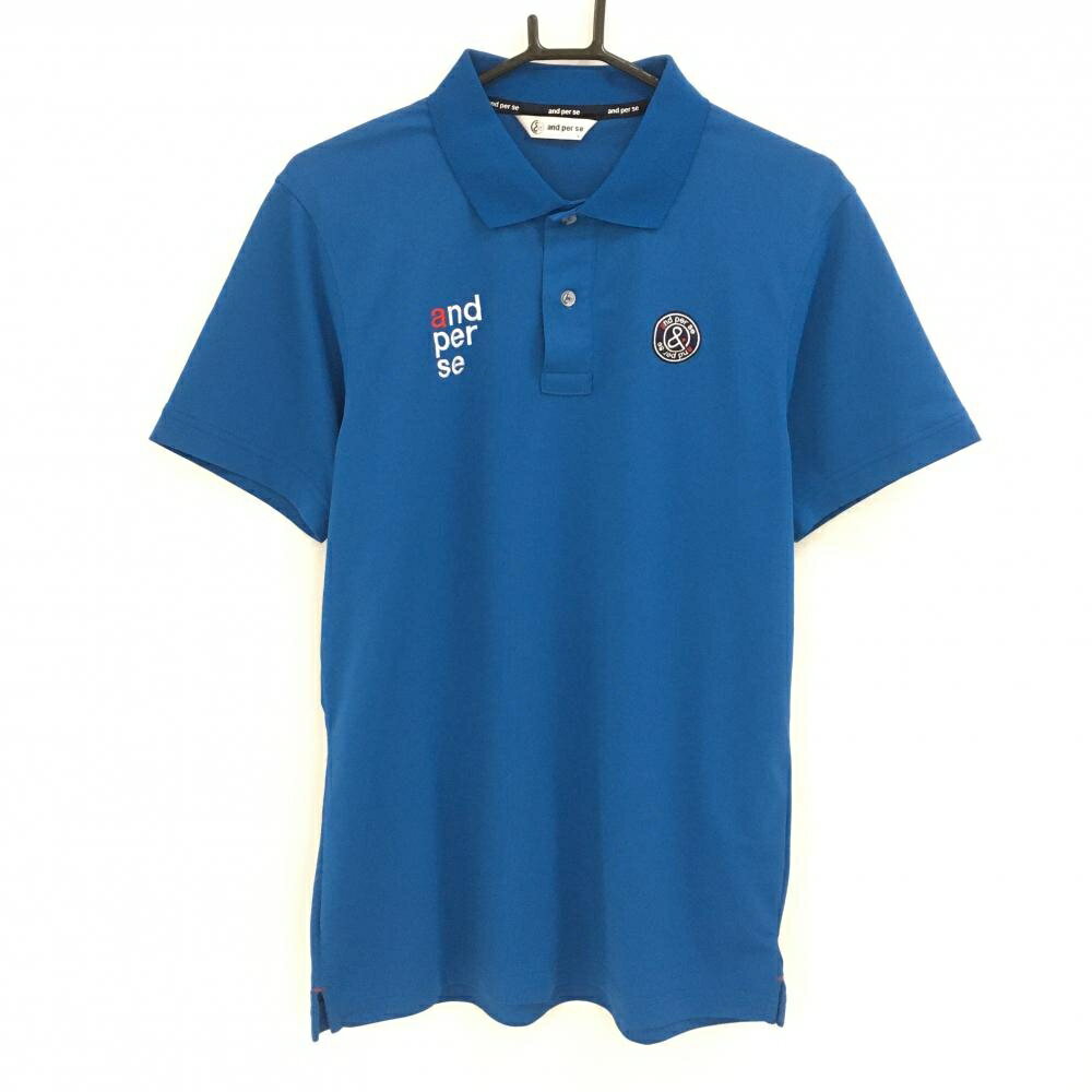 商品説明 ブランド and per se アイテム 半袖ポロシャツ 表記サイズ L ※海外サイズの場合もございます。必ず実寸サイズをご確認ください。 実寸サイズ 　身幅：約53cm　袖丈：約21cm　肩幅：約44cm　着丈：約73.5cm ※実寸サイズの採寸方法については、こちらをご覧ください。 ★実寸サイズは平台に平置きして外寸を測定しており、商品によっては若干の誤差が生じます。数cmの誤差は予めご了承くださいませ。 特徴・仕様 適応時期 夏 商品ランク A コメント 商品ランク（ゴルフウェア） N 新品（タグ付き) S 新品未使用品（タグなし） A+ 使用感や汚れ等がない、または目立たない綺麗な中古品 A 使用感や汚れ等が少ない美品や良品 B+ 使用感や中小の汚れ等がある一般的な中古品 B 使用感や大中の汚れ等がある一般的な中古品 C 使用感や大中の汚れ、小さな穴等がある中古品 商品ランク（ゴルフシューズ） N 新品（タグ付き) S 新品未使用品（タグなし） A+ しわや汚れ等がない、または少ない綺麗な中古品 A しわや小さな汚れはあるが、使用感が少ない美品や良品 B+ しわや中小の汚れ、使用感がある一般的な中古品 B しわや大中の汚れ、使用感がある一般的な中古品 C しわや大中の汚れ、使用感がある中古品 D しわや大きな汚れ、使用感がある中古品 &nbsp;★A+～CランクはUSED品となりますので、神経質な方はご入札をお控えください。 &nbsp;★Nランクは新品商品ですが、一部保管時による汚れ等があります。商品説明や写真で必ずご確認ください。　
