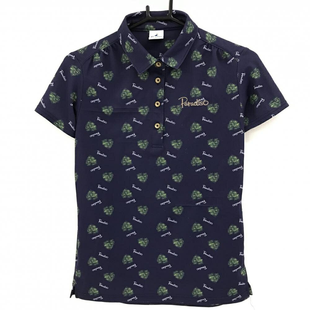 パラディーゾ半袖ポロシャツネイビー...