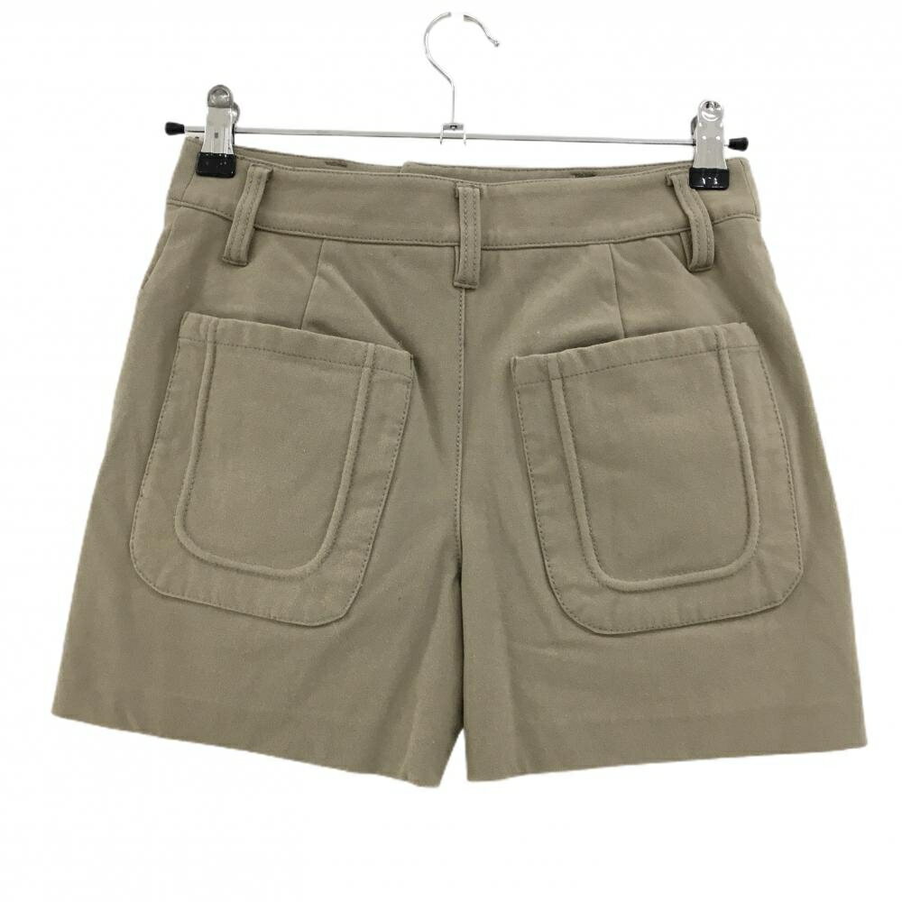 【美品】ダンスウィズドラゴン キュロットスカート ダークベージュ ストレッチ 起毛素材 レディース 1(M) ゴルフウェア Dance With Dragon