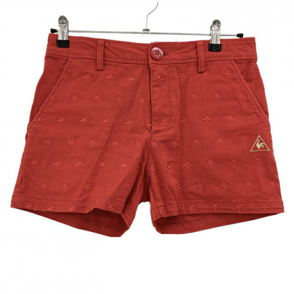 商品説明 ブランド le coq sportif アイテム ショートパンツ 表記サイズ 11 ※海外サイズの場合もございます。必ず実寸サイズをご確認ください。 実寸サイズ 　ウエスト：約36.5cm　股上：約24cm　股下：約8cm　もも幅：約25cm　裾幅：約27cm ※実寸サイズの採寸方法については、こちらをご覧ください。 ★実寸サイズは平台に平置きして外寸を測定しており、商品によっては若干の誤差が生じます。数cmの誤差は予めご了承くださいませ。 特徴・仕様 適応時期 春 ・ 夏 ・ 秋 商品ランク B+ コメント ベルト部・ポケット口・後ろ星等色褪せ 商品ランク（ゴルフウェア） N 新品（タグ付き) S 新品未使用品（タグなし） A+ 使用感や汚れ等がない、または目立たない綺麗な中古品 A 使用感や汚れ等が少ない美品や良品 B+ 使用感や中小の汚れ等がある一般的な中古品 B 使用感や大中の汚れ等がある一般的な中古品 C 使用感や大中の汚れ、小さな穴等がある中古品 商品ランク（ゴルフシューズ） N 新品（タグ付き) S 新品未使用品（タグなし） A+ しわや汚れ等がない、または少ない綺麗な中古品 A しわや小さな汚れはあるが、使用感が少ない美品や良品 B+ しわや中小の汚れ、使用感がある一般的な中古品 B しわや大中の汚れ、使用感がある一般的な中古品 C しわや大中の汚れ、使用感がある中古品 D しわや大きな汚れ、使用感がある中古品 &nbsp;★A+～CランクはUSED品となりますので、神経質な方はご入札をお控えください。 &nbsp;★Nランクは新品商品ですが、一部保管時による汚れ等があります。商品説明や写真で必ずご確認ください。　