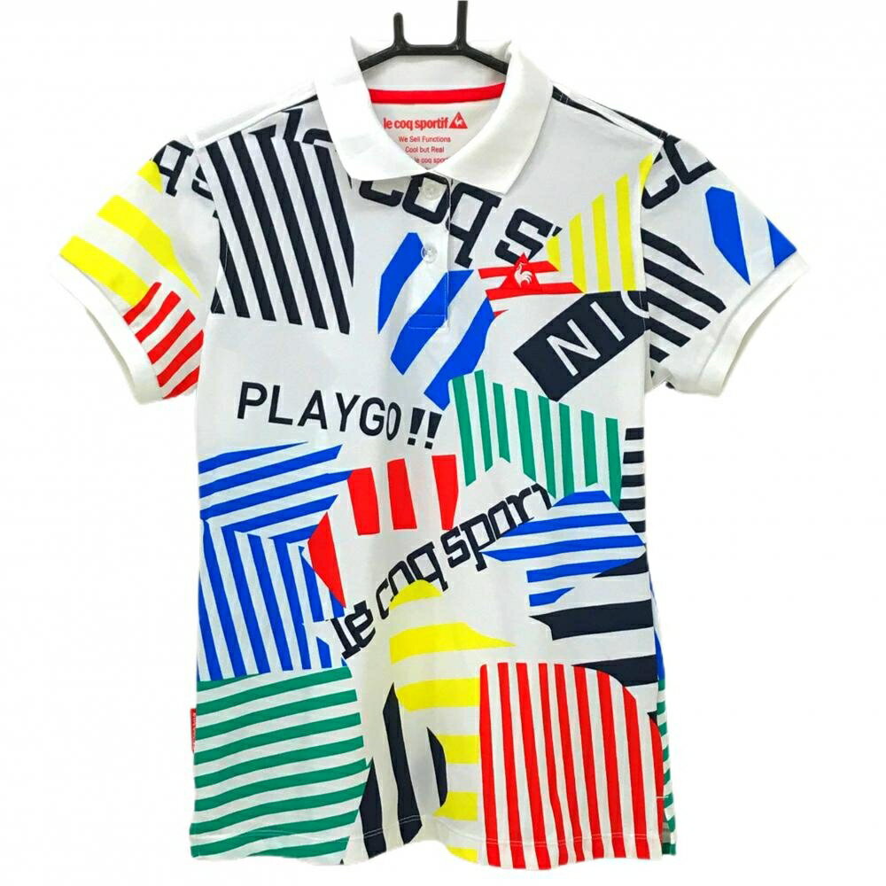 商品説明 ブランド le coq sportif アイテム 半袖ポロシャツ 表記サイズ L ※海外サイズの場合もございます。必ず実寸サイズをご確認ください。 実寸サイズ 　身幅：約45cm　袖丈：約15cm　肩幅：約37cm　着丈：約48cm ※実寸サイズの採寸方法については、こちらをご覧ください。 ★実寸サイズは平台に平置きして外寸を測定しており、商品によっては若干の誤差が生じます。数cmの誤差は予めご了承くださいませ。 特徴・仕様 適応時期 夏 商品ランク B+ コメント 襟汚れ 商品ランク（ゴルフウェア） N 新品（タグ付き) S 新品未使用品（タグなし） A+ 使用感や汚れ等がない、または目立たない綺麗な中古品 A 使用感や汚れ等が少ない美品や良品 B+ 使用感や中小の汚れ等がある一般的な中古品 B 使用感や大中の汚れ等がある一般的な中古品 C 使用感や大中の汚れ、小さな穴等がある中古品 商品ランク（ゴルフシューズ） N 新品（タグ付き) S 新品未使用品（タグなし） A+ しわや汚れ等がない、または少ない綺麗な中古品 A しわや小さな汚れはあるが、使用感が少ない美品や良品 B+ しわや中小の汚れ、使用感がある一般的な中古品 B しわや大中の汚れ、使用感がある一般的な中古品 C しわや大中の汚れ、使用感がある中古品 D しわや大きな汚れ、使用感がある中古品 &nbsp;★A+～CランクはUSED品となりますので、神経質な方はご入札をお控えください。 &nbsp;★Nランクは新品商品ですが、一部保管時による汚れ等があります。商品説明や写真で必ずご確認ください。　