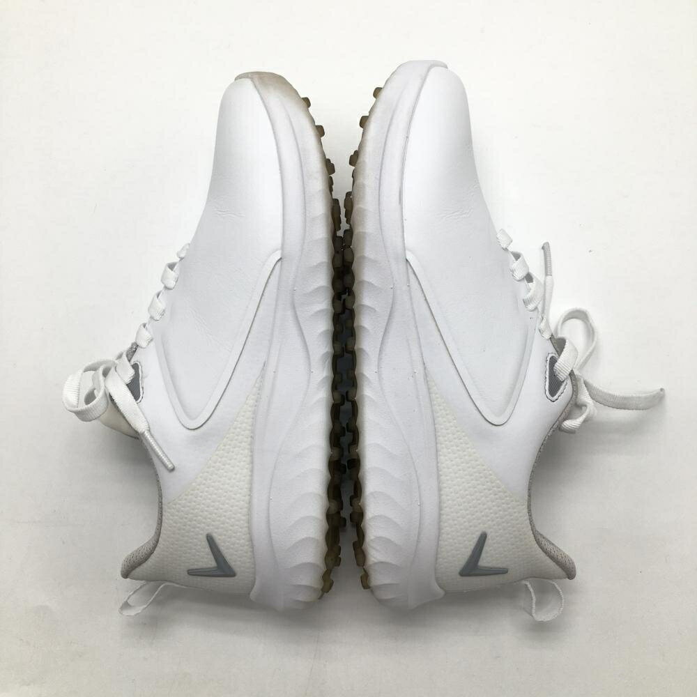 【美品】キャロウェイ ゴルフシューズ 白×グレー ANZA スパイクレス レディース 23.0 ゴルフウェア Callaway