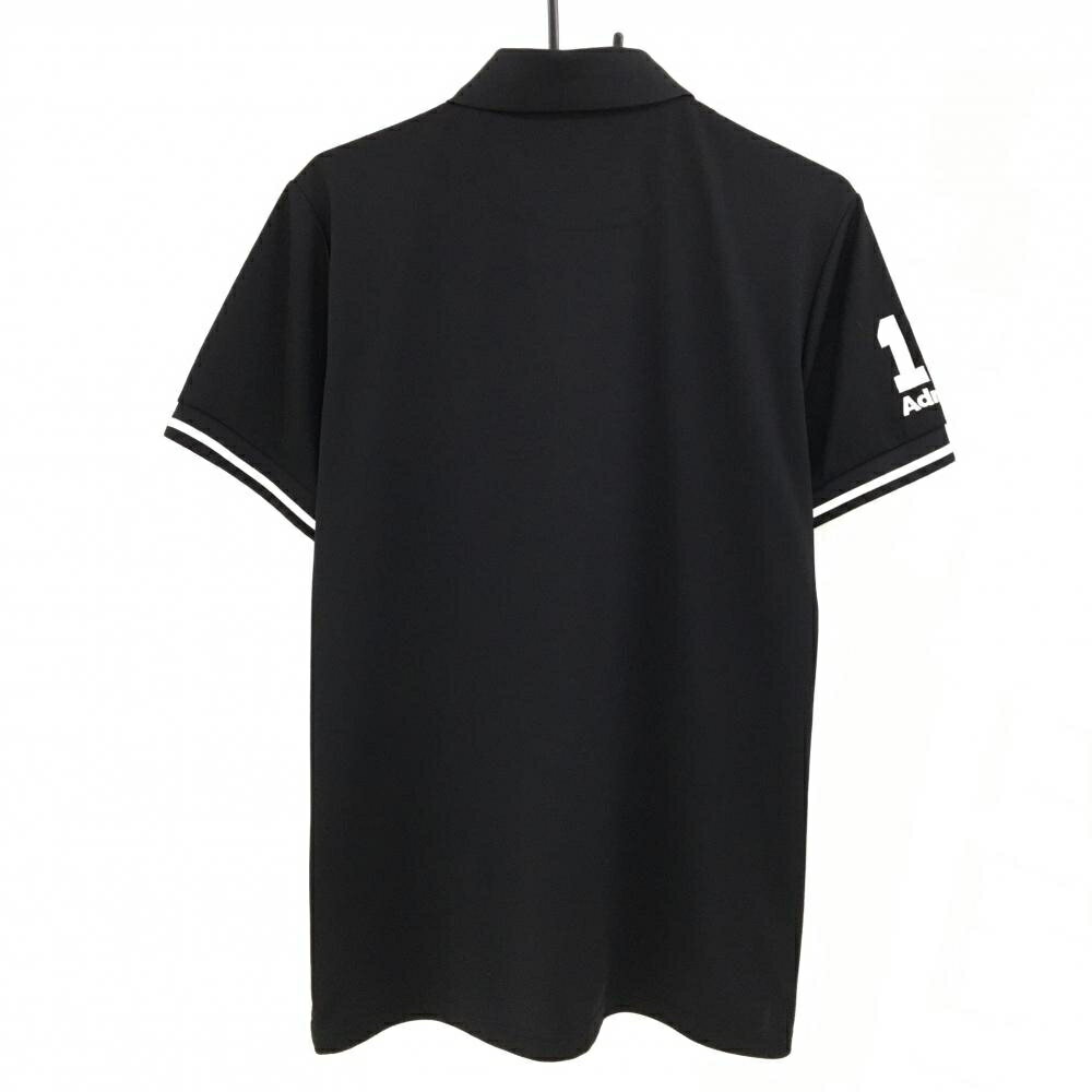 アドミラル 半袖ポロシャツ 黒 ロゴ刺しゅう メンズ LL ゴルフウェア Admiral