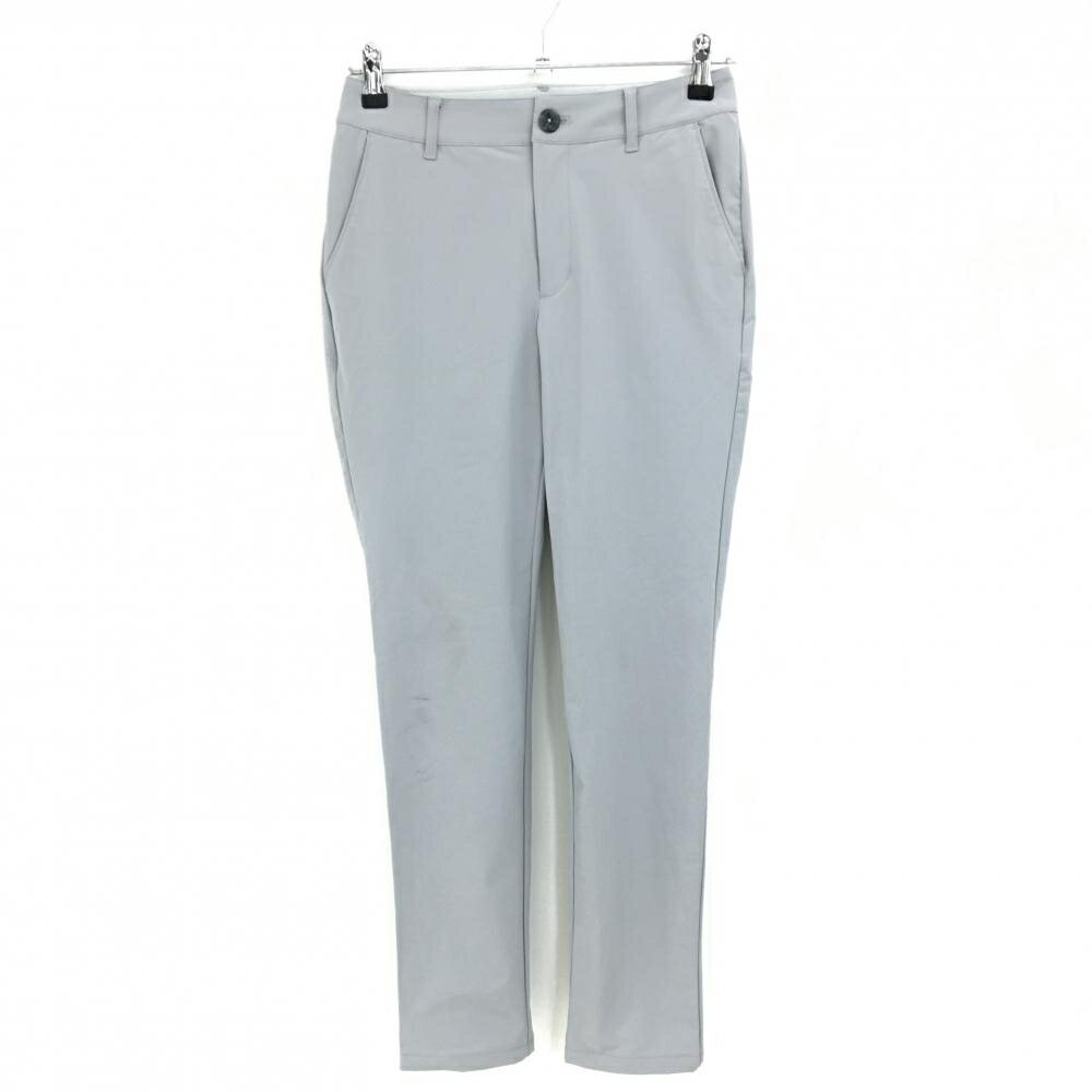ゾーイ パンツ グレー 無地 ロゴ刺しゅう ストレッチ レディース 36(S) ゴルフウェア ZOY