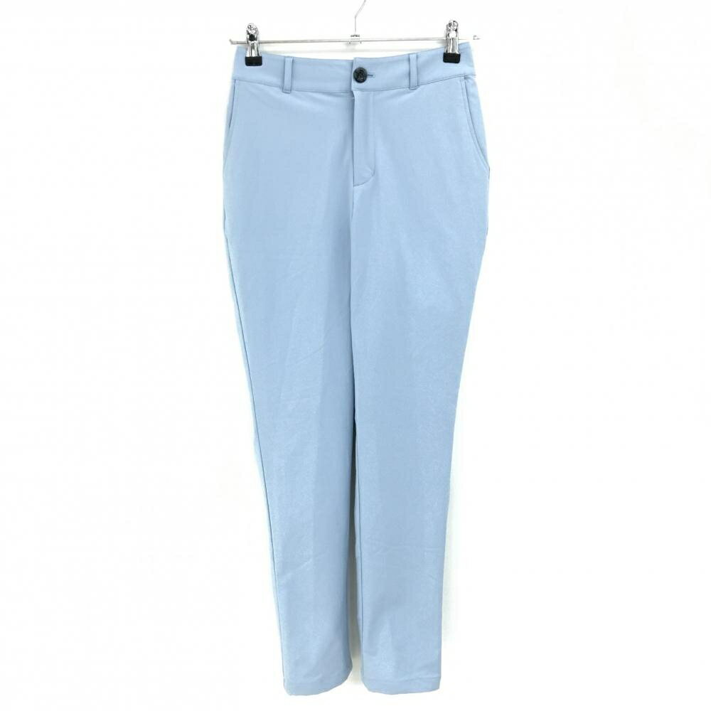 【美品】ゾーイ パンツ ライトブルー バックプリント ストレッチ レディース 36(S) ゴルフウェア ZOY