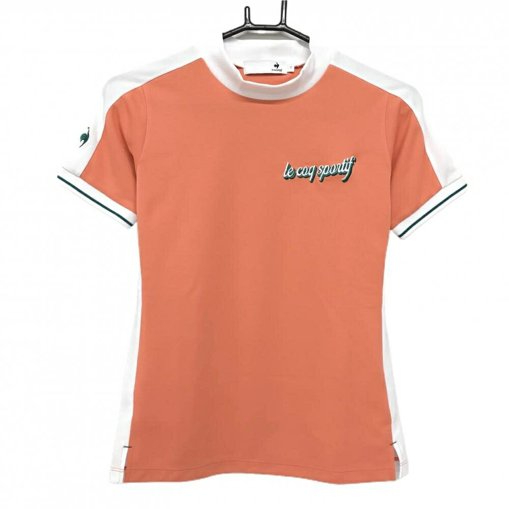 ルコックゴルフ半袖ハイネックシャツ...