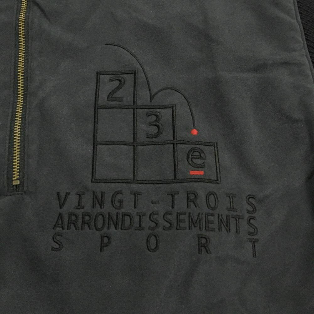 【美品】23区スポーツ ニットブルゾン 黒 異素材切替 ハーフジップ レディース 1(M) ゴルフウェア 23区 reonard-10171743 レオナード 楽天市場店 サンプル画像3