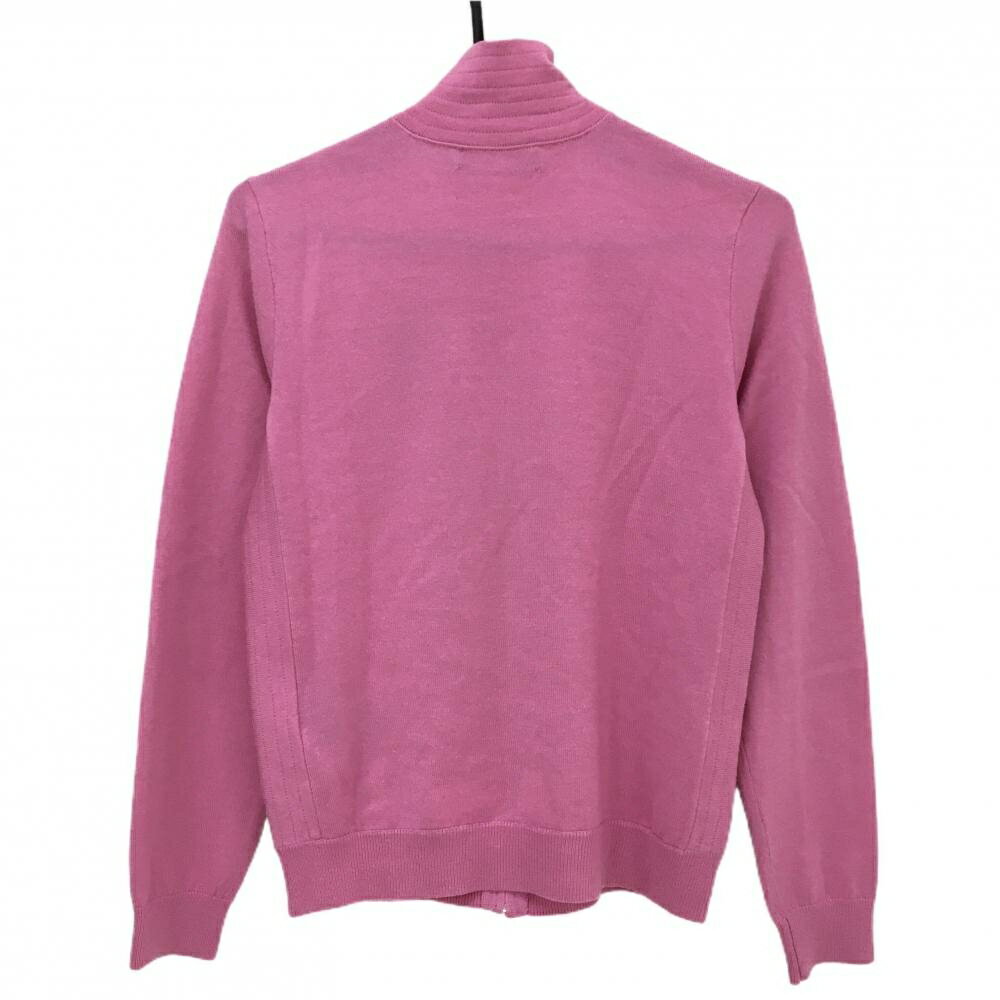 ラルフローレン ニットジャケット ピンク ポニー刺しゅう レディース S ゴルフウェア Ralph Lauren