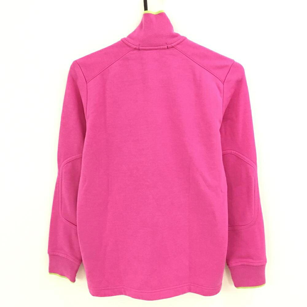 【美品】ラルフローレン ジャケット ピンク×ライトグリーン 裏起毛 ポニー刺しゅう レディース S ゴルフウェア Ralph Lauren