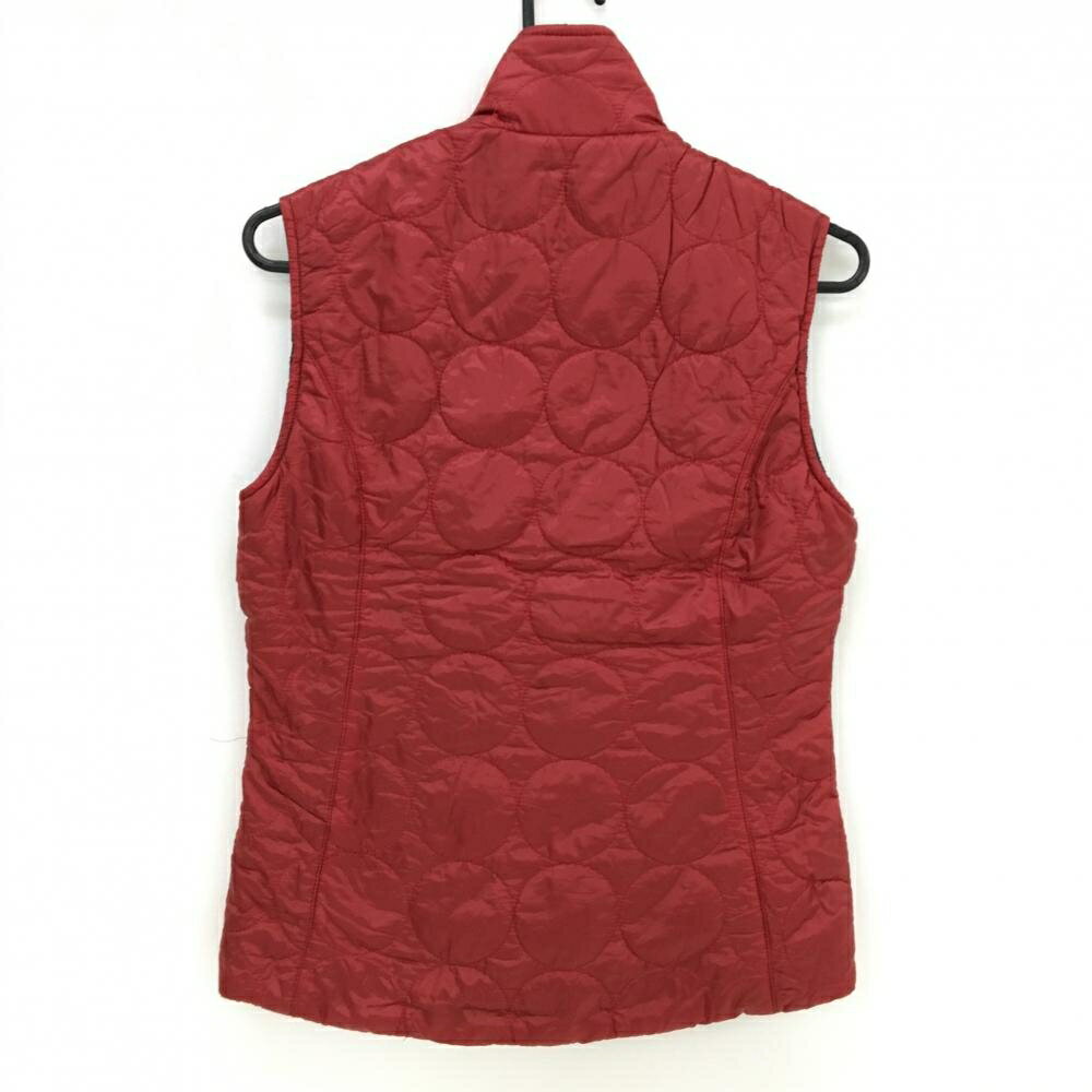 【美品】シェルボ 中綿ベスト レッド ドットキルティング 裏起毛 レディース USA　...