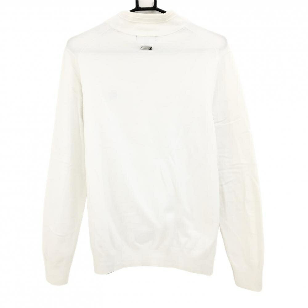 セントアンドリュース ハイネックセーター 白 ロゴシルバー ニット メンズ L ゴルフウェア 2024年モデル St ANDREWS