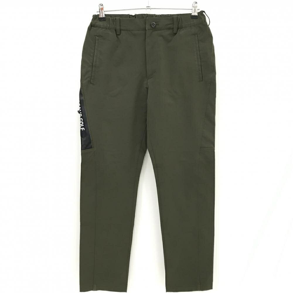 ビームスゴルフ パンツ カーキ サイドジップロゴ ストレッチ メンズ M ゴルフウェア BEAMS GOLF