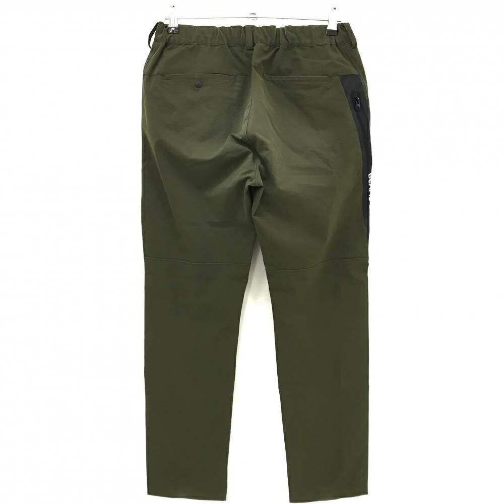ビームスゴルフ パンツ カーキ サイドジップロゴ ストレッチ メンズ M ゴルフウェア BEAMS GOLF