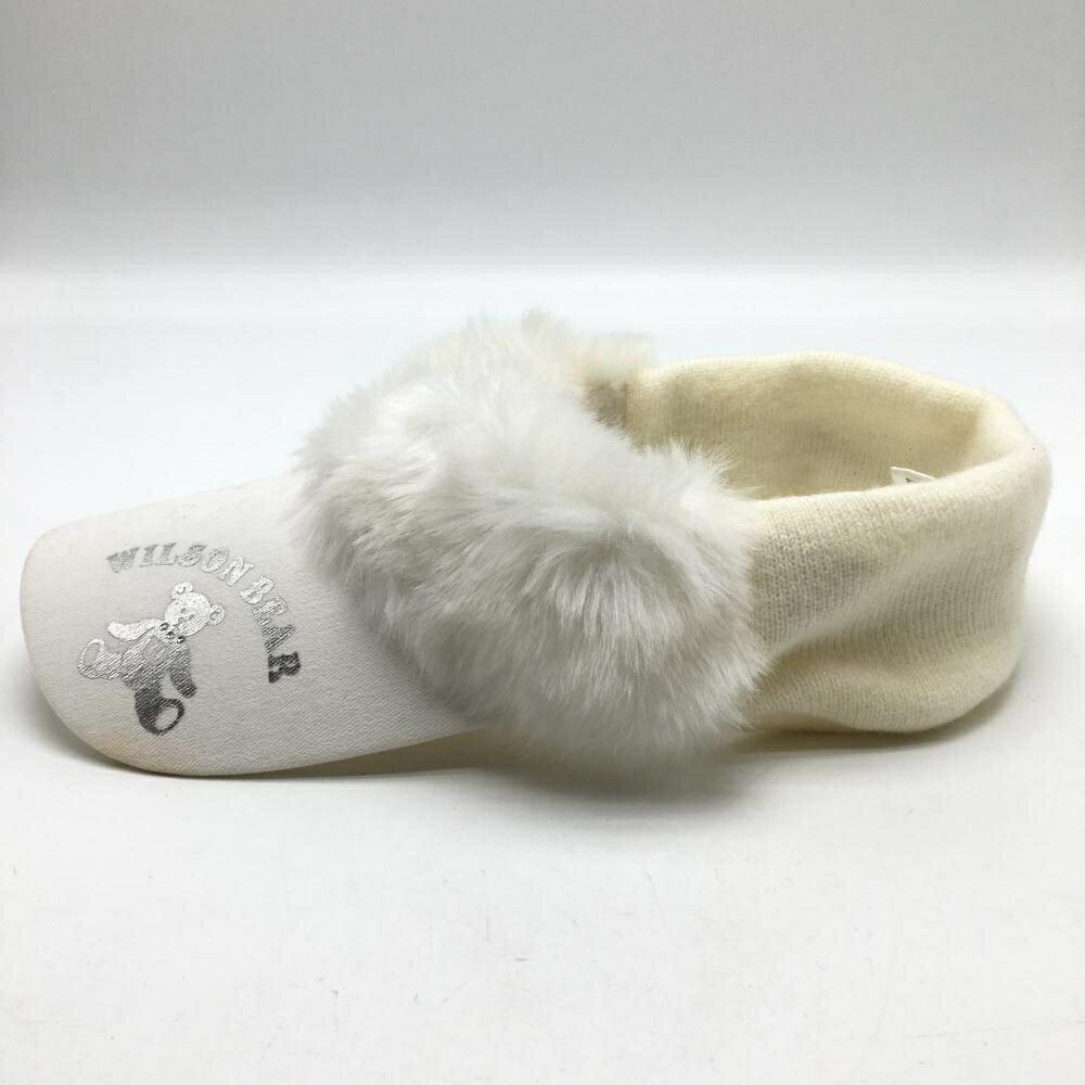 ウィルソン サンバイザー 白 ファー ベア― Free ゴルフウェア Wilson