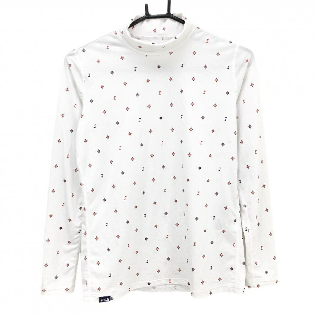 【当店ポイント10倍！楽天スーパーセル期間限定】【超美品】フィラゴルフ ハイネックインナーシャツ 白..