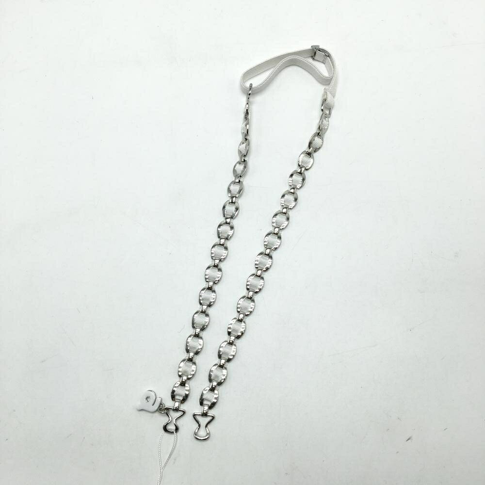 【新品】アルチビオ チェーンベルト 白×シルバー ロゴ レディース ゴルフウェア 2023年モデル archivio