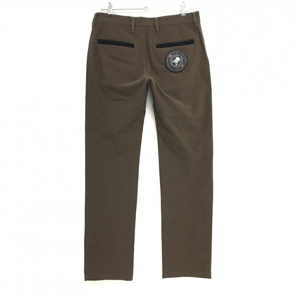 ダンスウィズドラゴン パンツ ブラウン×黒 サイド切替 表微起毛 メンズ 2 ゴルフウェア Dance With Dragon