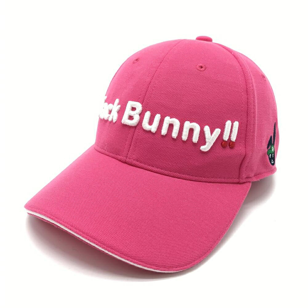SINACOVA GOLF - 【超美品】ジャックバニー キャップ ピンク×白 立体ロゴ刺しゅう FR ゴルフウェア 2025年モデル Jack Bunny