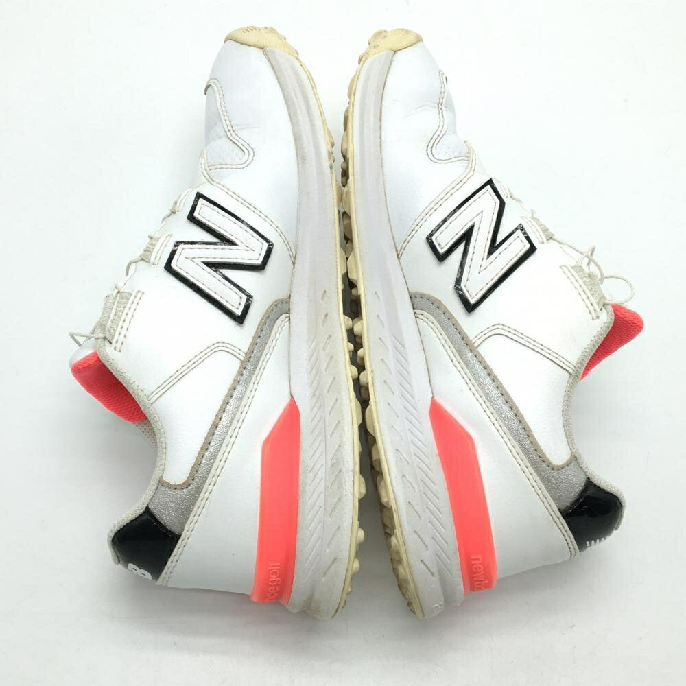 【美品】ニューバランス ゴルフシューズ 白 WGBS996X スパイクレス ダイヤル式 BOA レディース 23.0 ゴルフウェア New Balance
