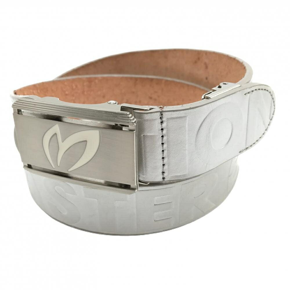 【美品】マスターバニー ベルト シルバー ロゴ レディース ゴルフウェア MASTER BUNNY EDITION