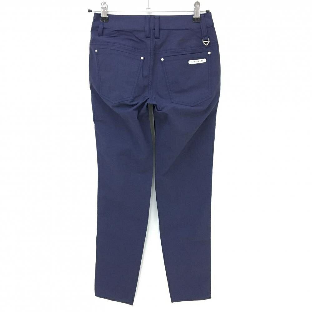 【超美品】セントアンドリュース パンツ ネイビー×白 ストレッチ サイドライン レディース S ゴルフウェア St ANDREWS
