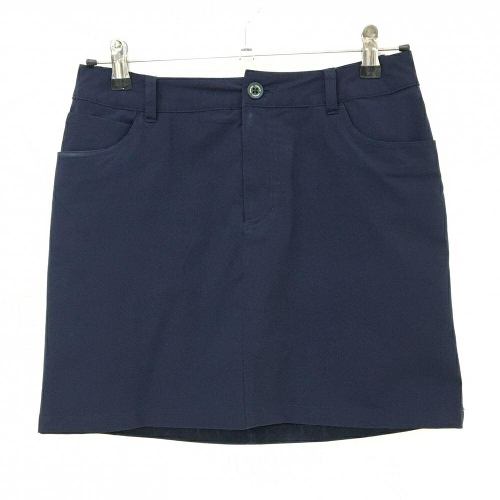 ビバハート スカート ネイビー ロゴ 内側インナーパンツ レディース 42(L) ゴルフウェア VIVA HEART