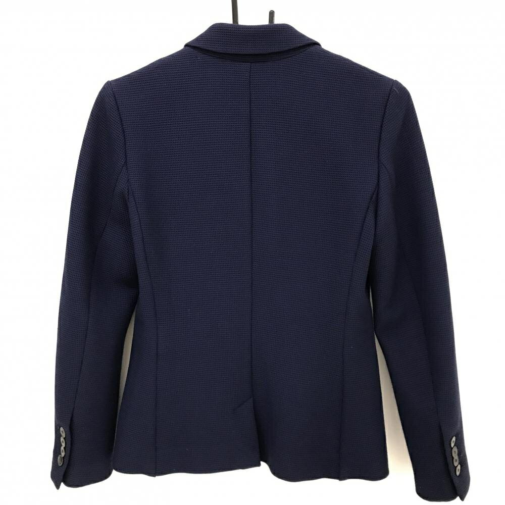 【美品】トミーヒルフィガー テーラードジャケット ネイビー イチゴピン レディース 4(L) ゴルフウェア Tommy Hilfiger Golf