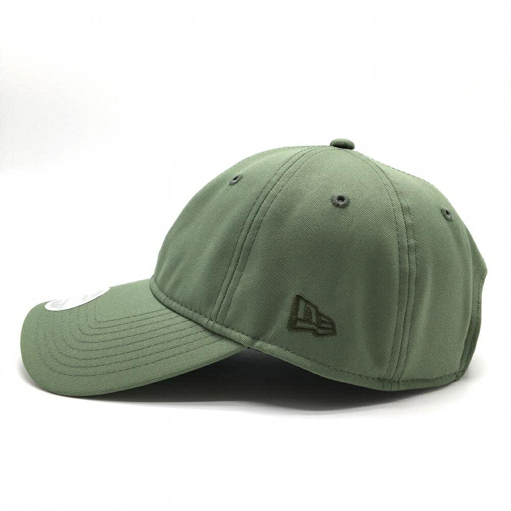 【超美品】ニューエラ キャップ カーキグリーン サイド刺しゅう レディース ゴルフウェア New Era