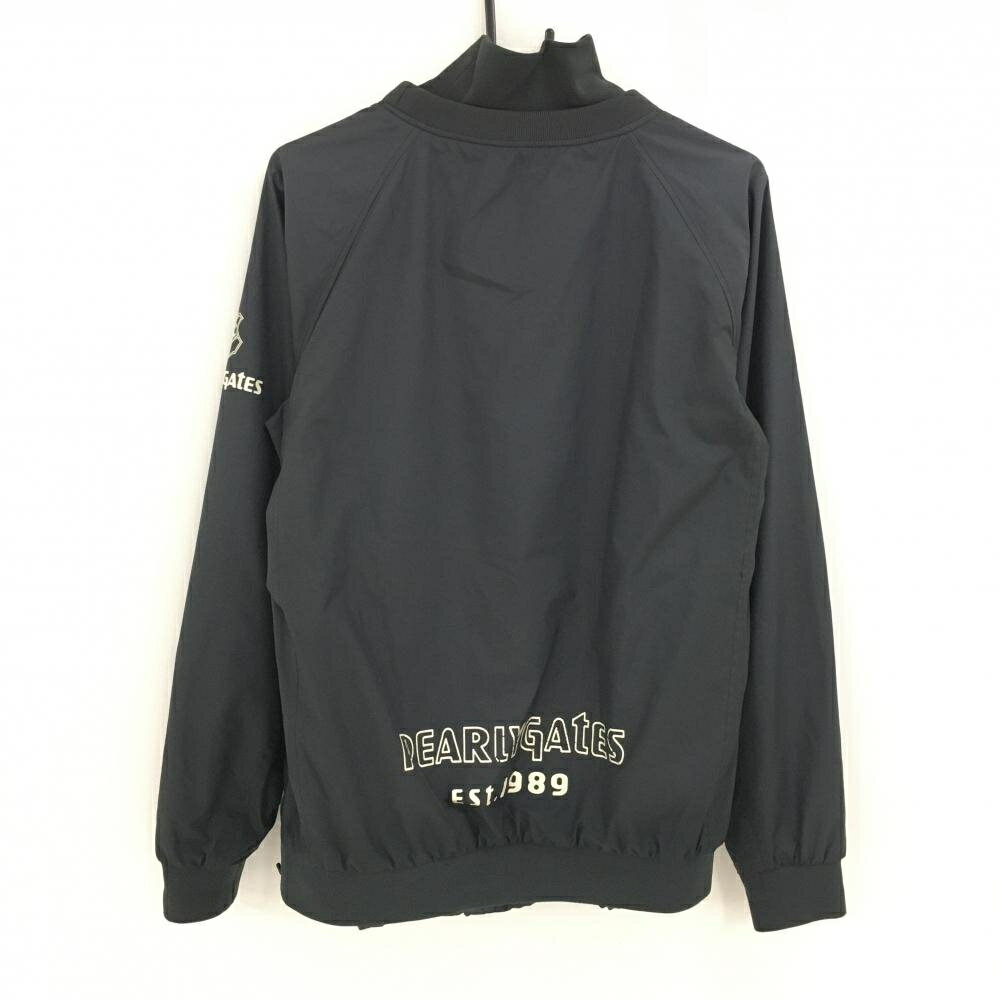 パーリーゲイツ ツインスニード 黒 フロントロゴ 蓄熱裏地 ブルゾン メンズ 4(M) ゴルフウェア PEARLY GATES