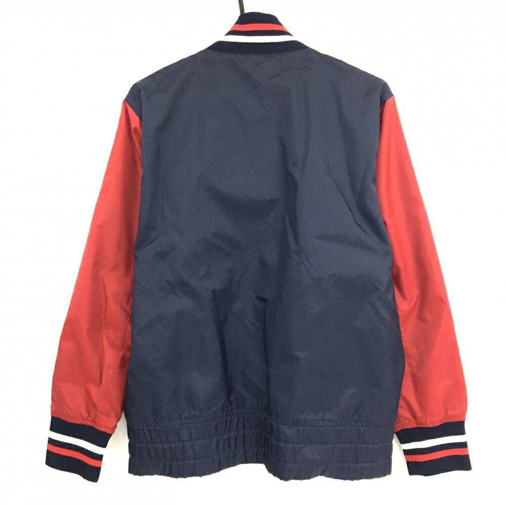 チャンピオン ジャケット ネイビー×レッド 裏微起毛 ネック・袖口2ライン メンズ M ゴルフウェア Champion