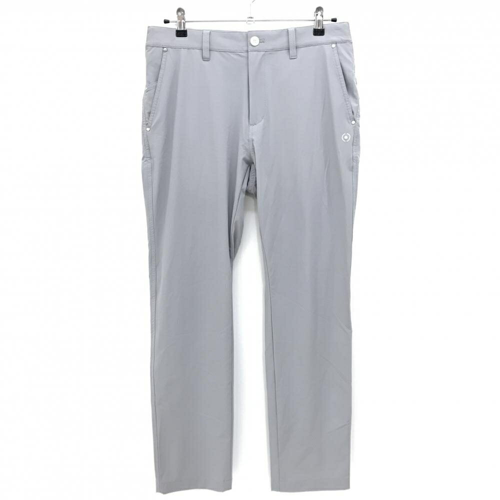 【超美品】ピン パンツ グレー×白 後ろロゴプリント ストレッチ メンズ M ゴルフウェア 2025年モデル PING