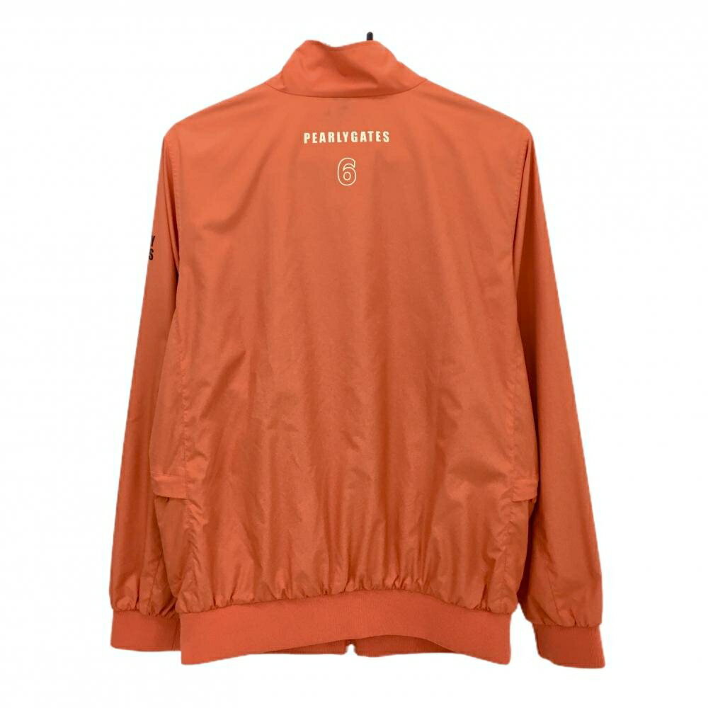 パーリーゲイツ ジャケットブルゾン オレンジ ロゴ白 蓄熱裏地 レディース 2(L) ゴルフウェア PEARLY GATES
