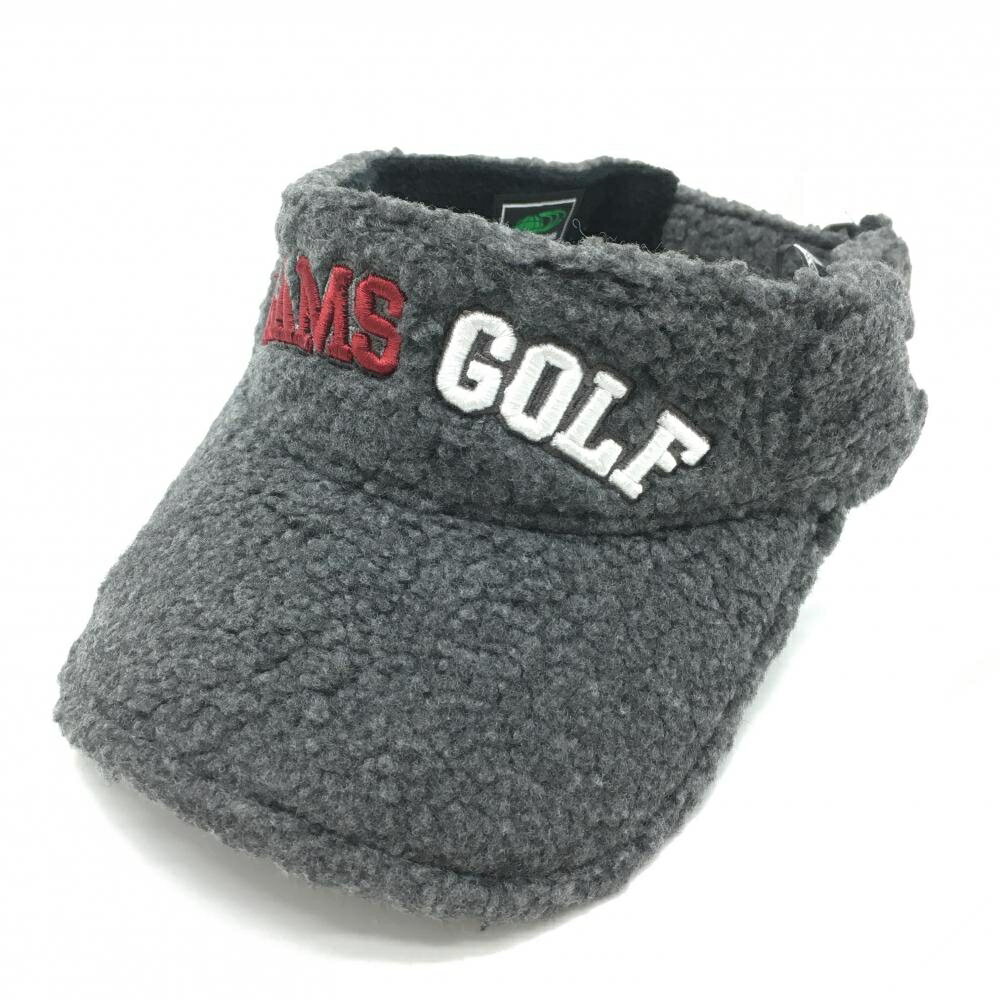 ビームスゴルフ×ニューエラ サンバイザー グレー×白 ボア ゴルフウェア BEAMS GOLF