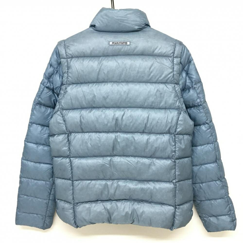 パーリーゲイツ 2WAYダウンジャケット ライトブルー 軽量 袖着脱可 メンズ 4(M) ゴルフウェア PEARLY GATES