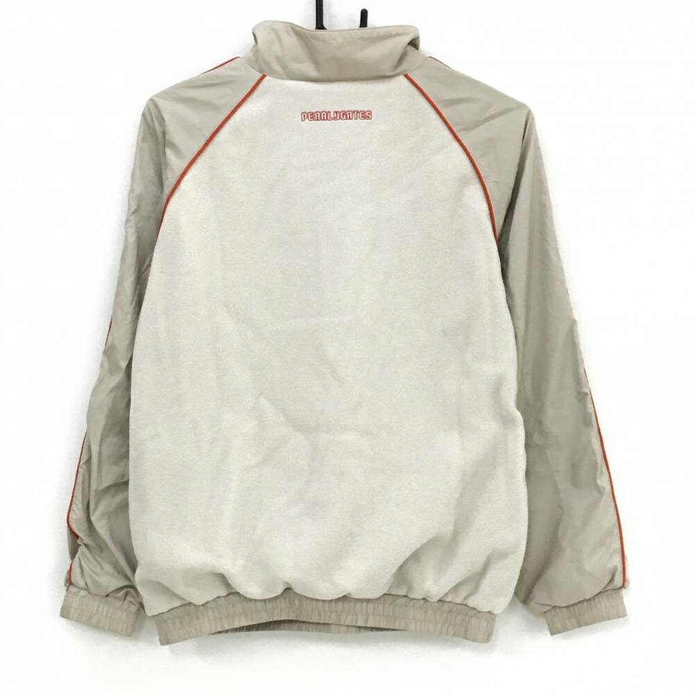 パーリーゲイツ ブルゾン ベージュ 身頃フリース 蓄熱裏地 ハーフジップ レディース 1(M) ゴルフウェア PEARLY GATES