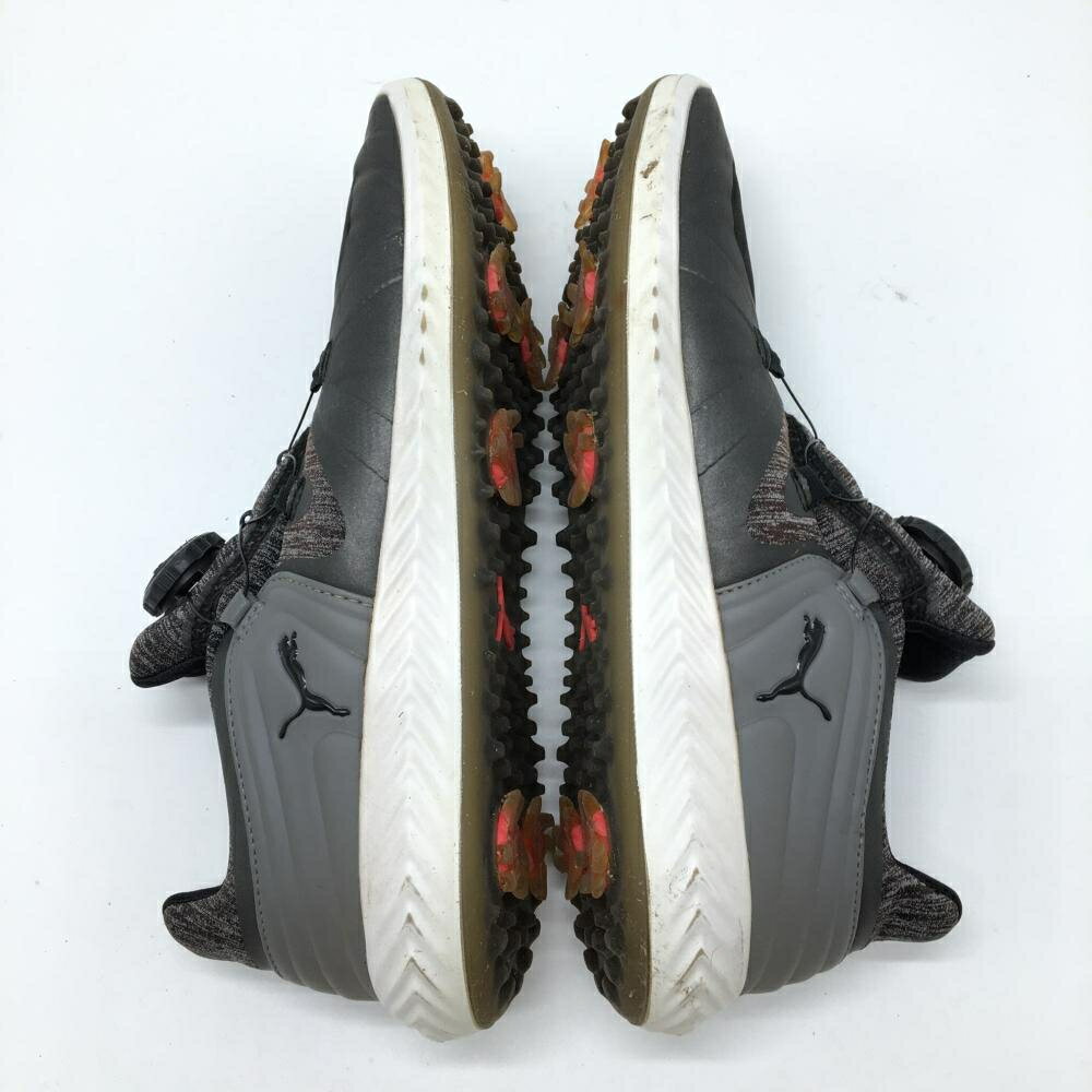 プーマ ゴルフシューズ 杢グレー×黒 190585 02 イグナイト BlazeSportDisc ダイヤル式 レディース 24.0 ゴルフウェア PUMA
