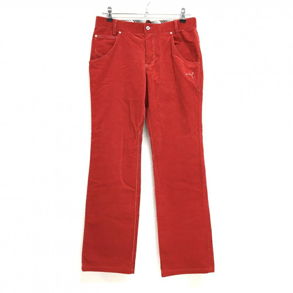 プーマコーデュロイパンツレッドロゴ...