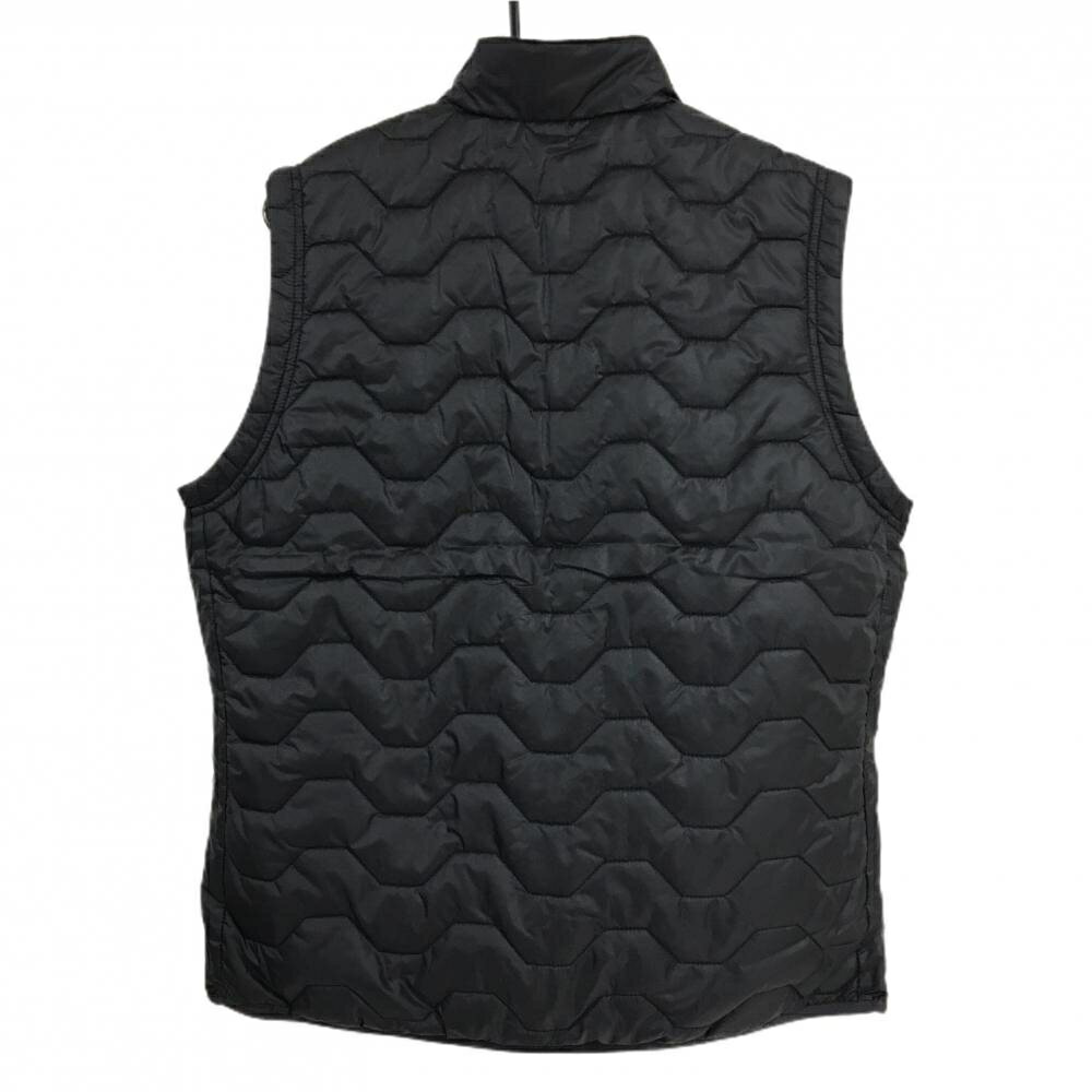 【超美品】プーマ リバーシブル中綿ベスト 黒 裏ニットダークグレー メンズ L ゴルフウェア PUMA